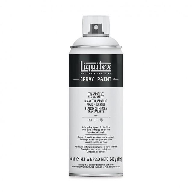 Liquitex Professional 400ml Acrylic Spray 430 Transparent Mix White Liquitex Professional 400ml Acrylic Spray 430 Transparent Mix White