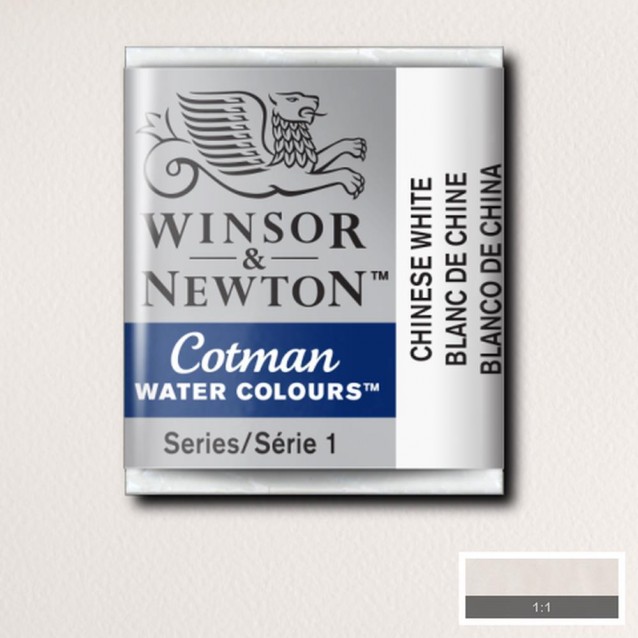 Winsor & Newton Half Pan Ακουαρέλας Cotman 150 Chinese White Series 1