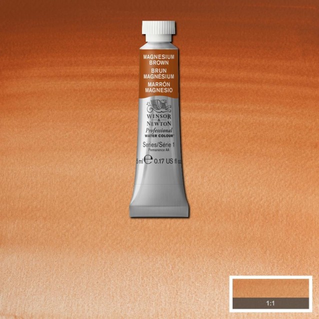 Winsor & Newton 5ml Ακουαρέλας Professional 381 Magnesium Brown Series 1