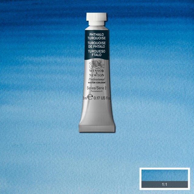 Winsor & Newton 5ml Ακουαρέλας Professional 526 Phthalto Turquoise Series 2