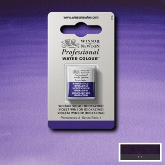 Winsor & Newton Half Pan Ακουαρέλας Professional 733 Winsor Violet (Dioxazine) Series 1