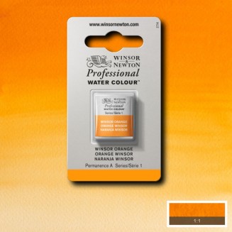 Winsor & Newton Half Pan Ακουαρέλας Professional 724 Winsor Orange Series 1