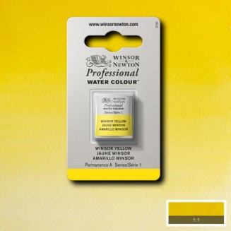 Winsor & Newton Half Pan Ακουαρέλας Professional 722 Winsor Lemon Series 1