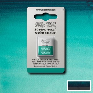 Winsor & Newton Half Pan Ακουαρέλας Professional 719 Winsor Green (Blue Shade) Series 1