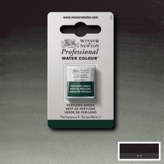 Winsor & Newton Half Pan Ακουαρέλας Professional 460 Perylene Green Series 2