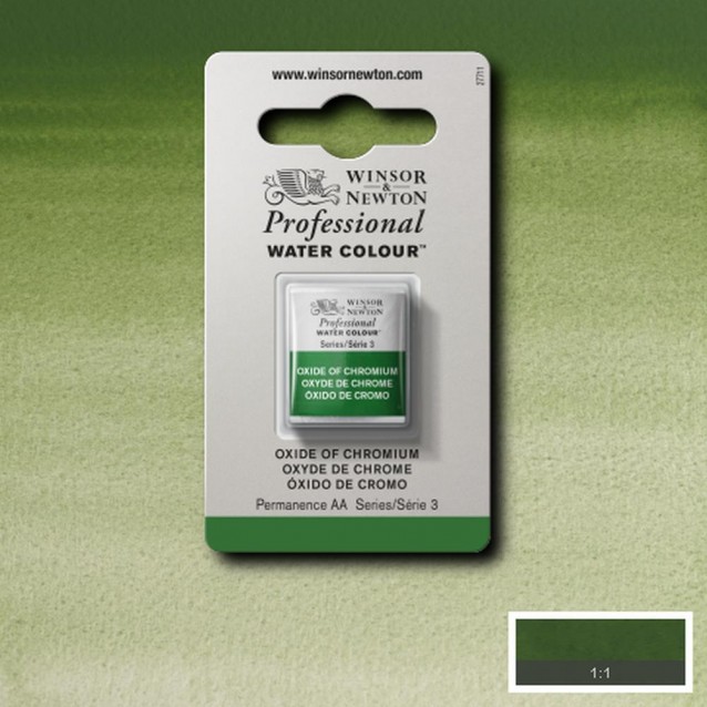 Winsor & Newton Half Pan Ακουαρέλας Professional 459 Oxide Chrome Series 3