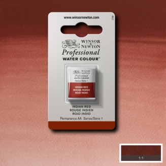 Winsor & Newton Half Pan Ακουαρέλας Professional 317 Indian Red Series 1