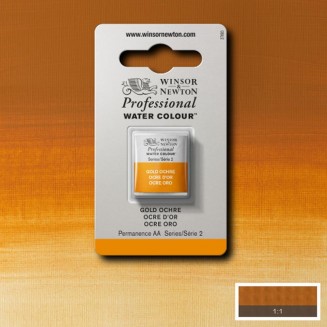 Winsor & Newton Half Pan Ακουαρέλας Professional 285 Gold Ochre Series 2