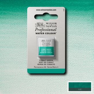 Winsor & Newton Half Pan Ακουαρέλας Professional 184 Cobalt Green Series 4