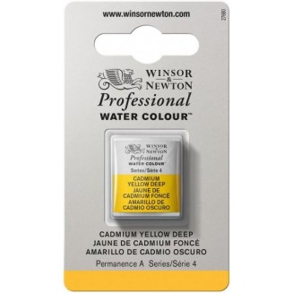 Winsor & Newton Half Pan Ακουαρέλας Professional 111 Cadmium Yellow D Series 4