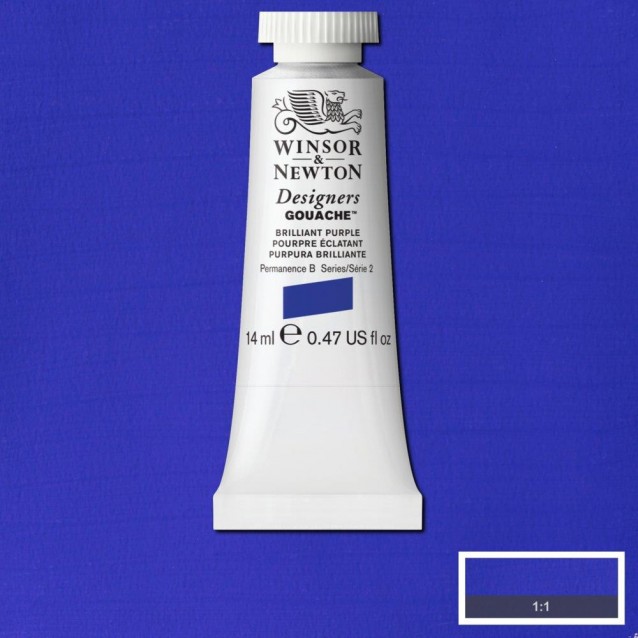 Winsor & Newton 14ml Τέμπερα Designers Brilliant Purple Serie 2