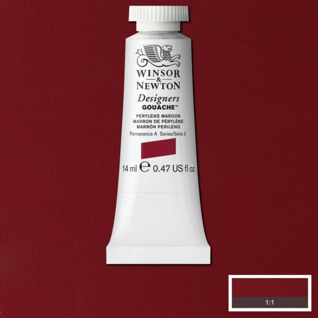 Winsor & Newton 14ml Τέμπερα Designers Perylene Maroon Serie 3