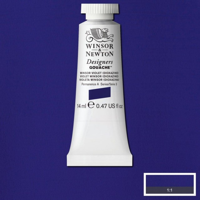 Winsor & Newton 14ml Τέμπερα Designers Winsor Violet Dioxazine Serie 3