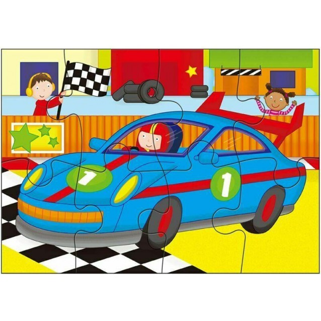 Galt Παζλ Οχήματα 4,6,8,12 κομμάτια