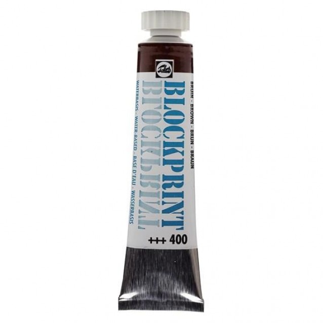 Talens 20ml Μελάνη Τυπώματος Blockprint No.400 Brown