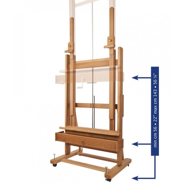 Mabef Ηλεκτρικό Καβαλέτο Studio με Διπλό Ιστό με Διακόπτη