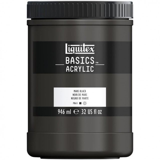 Liquitex Basics 946ml Acrylic 276 Mars Black Series 1