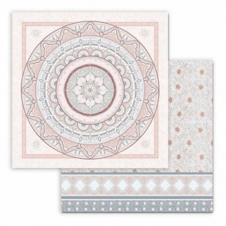 Stamperia Χαρτί Scrapbooking 30,5x30,5cm Διπλής Όψης Mandala Lace