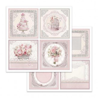 Stamperia Χαρτί Scrapbooking 30,5x30,5cm Διπλής Όψης Cards Wedding