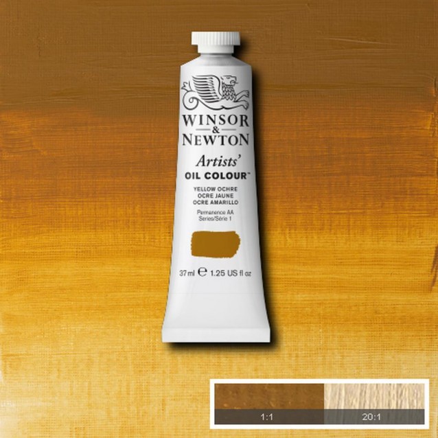 Winsor & Newton 37ml Artists Oil Series 1 Yellow Ochre