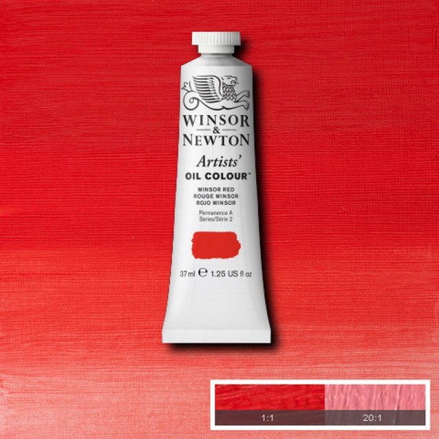 Winsor & Newton 37ml Artists Oil Series 2 Winsor Red