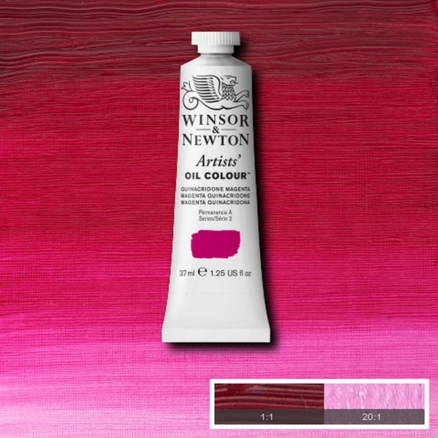 Winsor & Newton 37ml Artists Oil Series 2 Quinacridone Magenta
