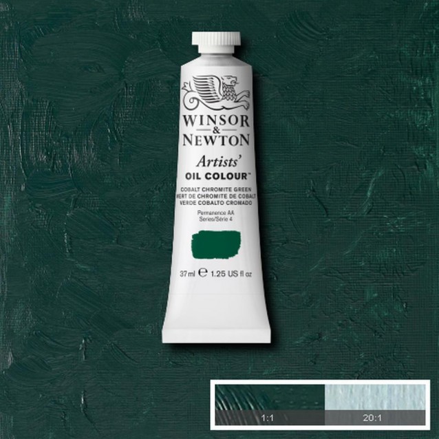 Winsor & Newton 37ml Artists Oil Series 4 Cobalt Chromite Green