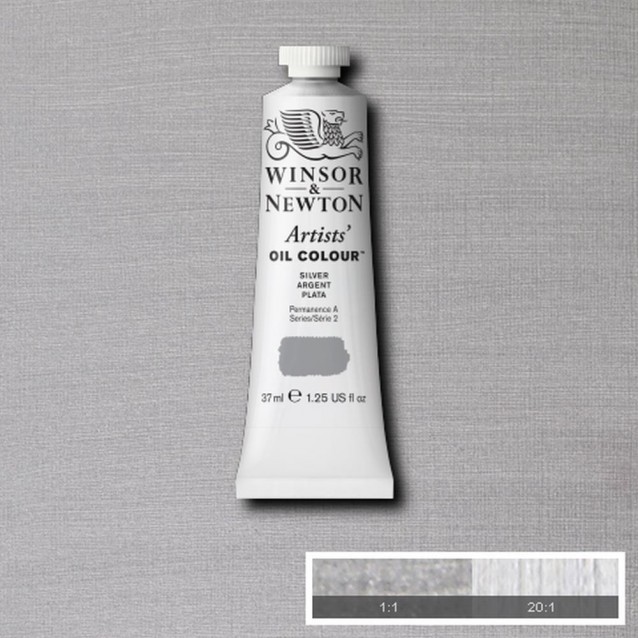 Winsor & Newton 37ml Artists Oil Series 2 Silver