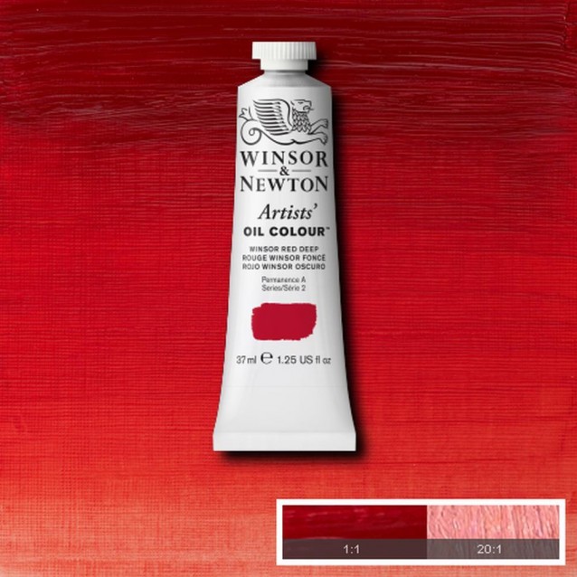 Winsor & Newton 37ml Artists Oil Series 2 Winsor Red Deep