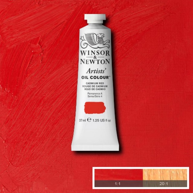 Winsor & Newton 37ml Artists Oil Series 4 Cadmium Red