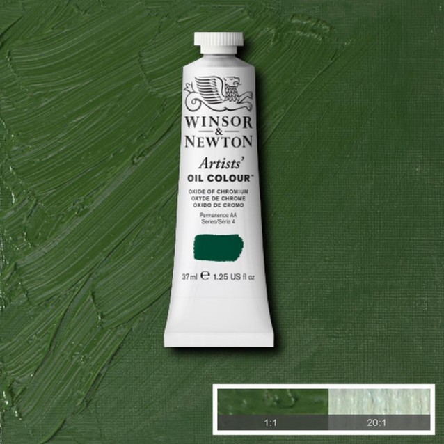 Winsor & Newton 37ml Artists Oil Series 4 Oxide Of Chromium