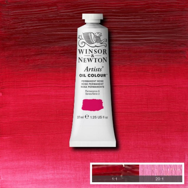Winsor & Newton 37ml Artists Oil Series 2 Permanent Rose Quinacridone