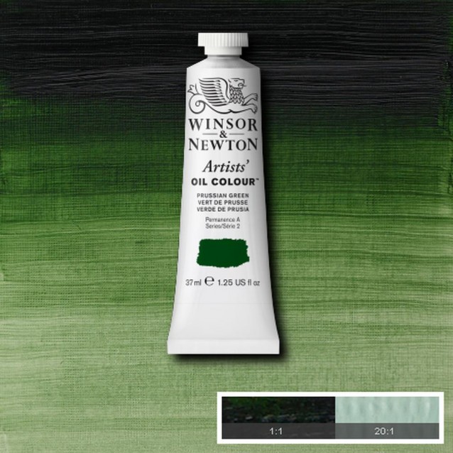 Winsor & Newton 37ml Artists Oil Series 2 Prussian Green