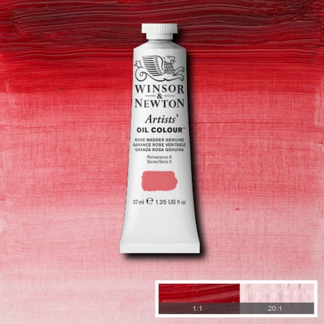 Winsor & Newton 37ml Artists Oil Series 5 Rose Madder Genuine