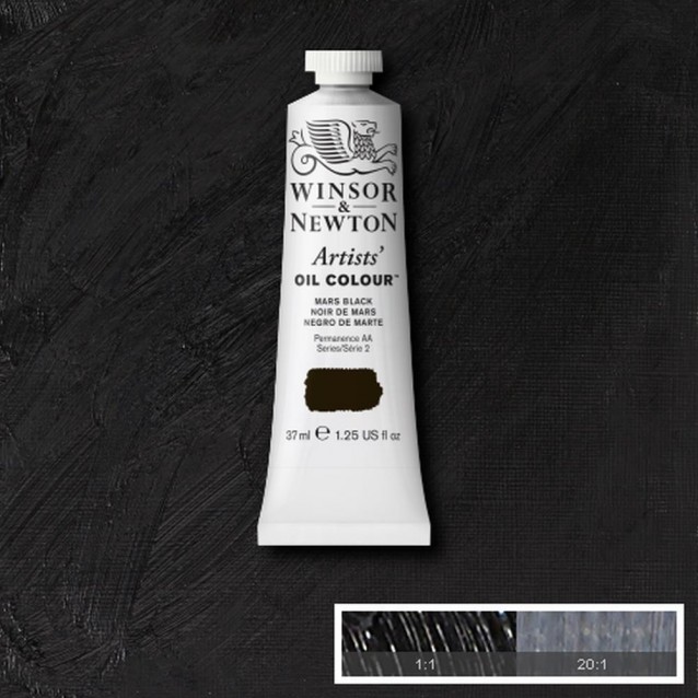 Winsor & Newton 37ml Artists Oil Series 2 Mars Black