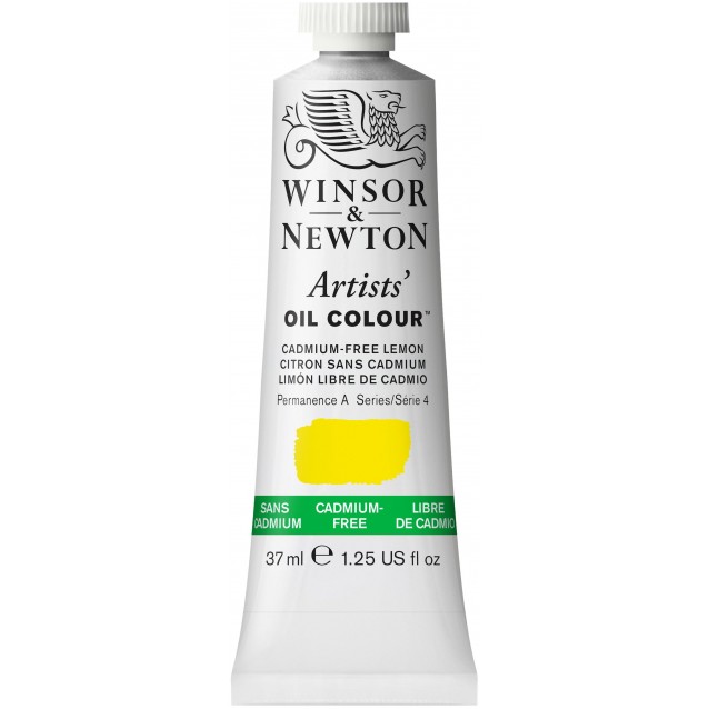 Winsor & Newton 37ml Artists Oil Series 4 Cadmium Free Lemon
