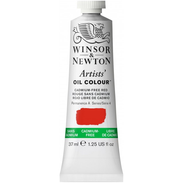 Winsor & Newton 37ml Artists Oil Series 4 Cadmium Free Red