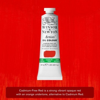 Winsor & Newton 37ml Artists Oil Series 4 Cadmium Free Red