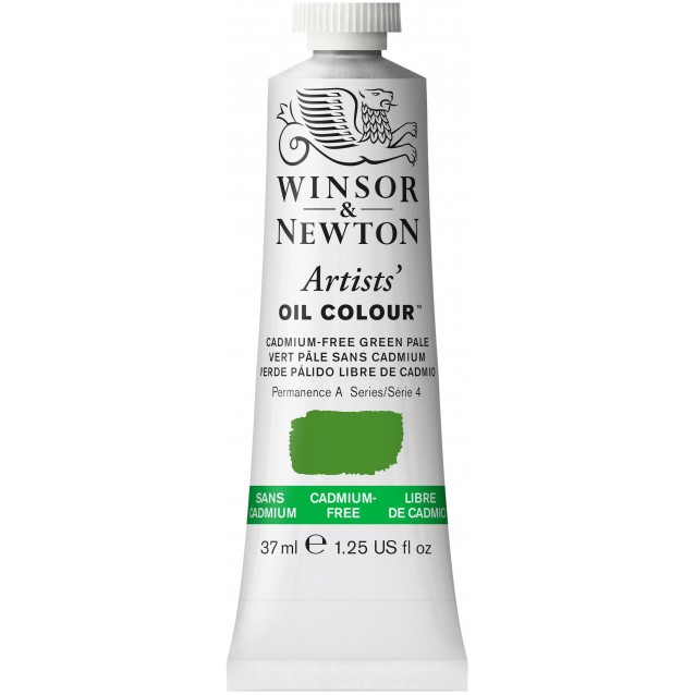 Winsor & Newton 37ml Artists Oil Series 4 Cadmium Free Green Pale