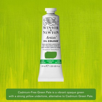 Winsor & Newton 37ml Artists Oil Series 4 Cadmium Free Green Pale