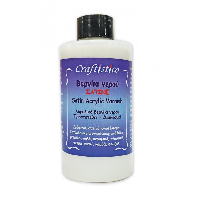 Craftistico Ακρυλικό Βερνίκι Νερού 250ml Σατινέ Craftistico Ακρυλικό Βερνίκι Νερού 250ml Σατινέ