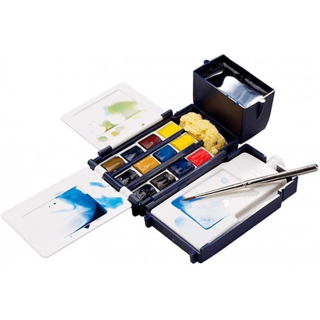 Winsor & Newton Cotman Κασετίνα Field Box με 12 Πλακάκια Ακουαρέλας