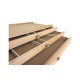Mont Marte Ξύλινο Κούτί Αποθήκευσης Υλικών 40x25,5x10cm με 3 Συρτάρια