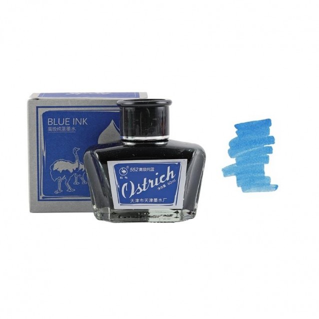 Ostrich 60ml Μελάνι Καλλιγραφίας Μπλε