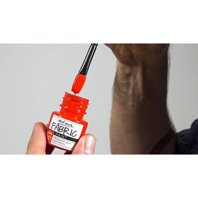 Mont Marte 8 Χρώματα Υφάσματος 20ml