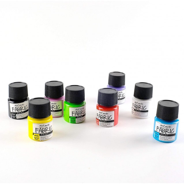 Mont Marte 8 Χρώματα Υφάσματος 20ml
