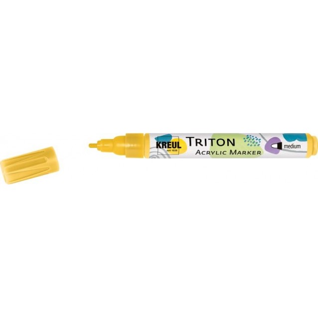 KREUL Triton Ακρυλικός Μαρκαδόρος 1-3mm Κίτρινο