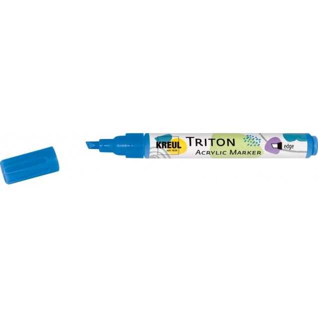 Kreul Triton Ακρυλικός Μαρκαδόρος Πλακέ 1-4mm Μπλέ