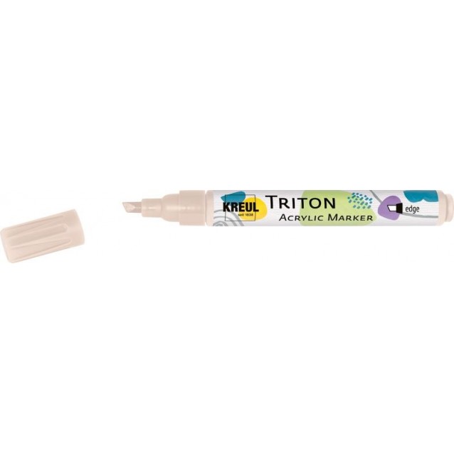 KREUL Triton Ακρυλικός Μαρκαδόρος Πλακέ 1-4mm Μπεζ