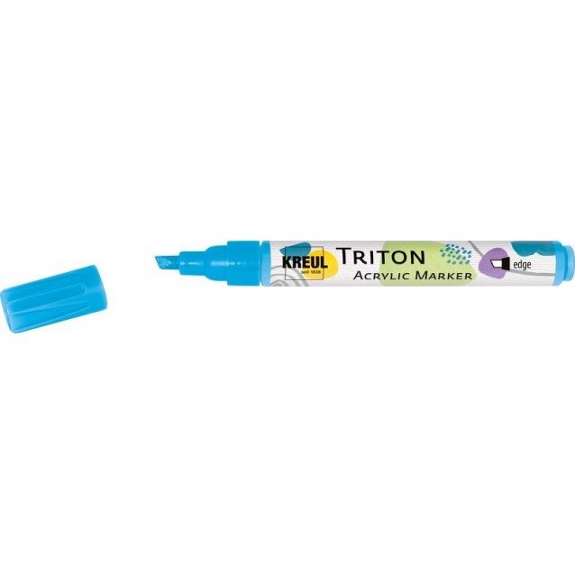 Kreul Triton Ακρυλικός Μαρκαδόρος Πλακέ 1-4mm Θαλασσί